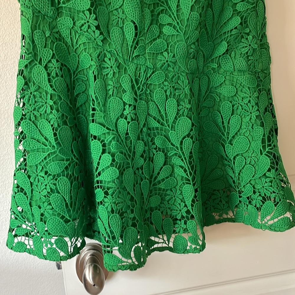 Emerald Green Strapless Dress - Picture 10 of 12